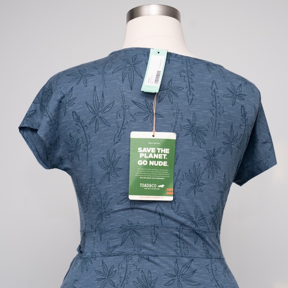 New! Toad&Co. Cue Wrap Dress. Size L. Eco friendly and Sustainable. - Picture 4 of 13